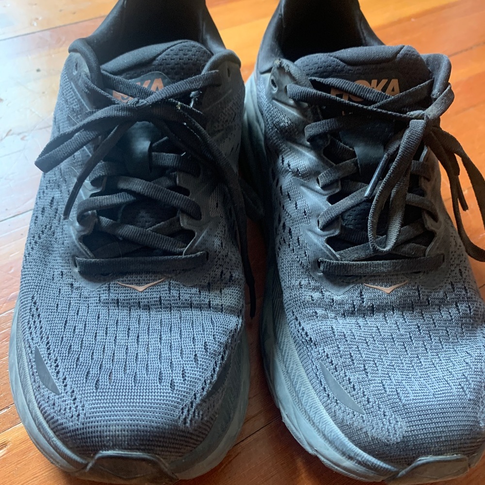Women’s HOKA Clifton 8 Black Size 8